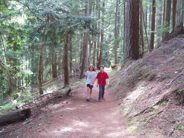 Naomi Aldort's family retreat on Orcas Island.